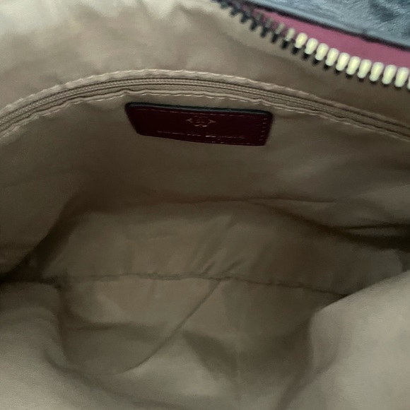 NWOT Nanette Lapore shoulder bag in orchid, raspberry plum colored - Picture 7 of 11